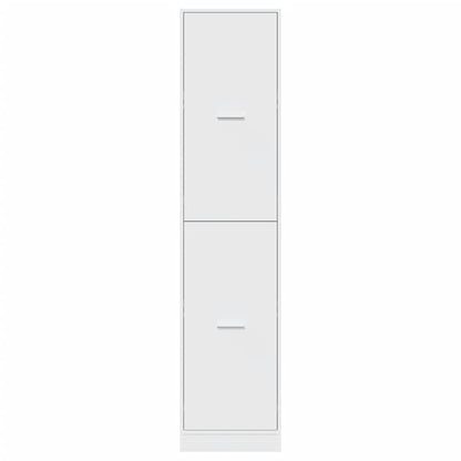 Apothekerskast 40x41x174,5 cm bewerkt hout wit