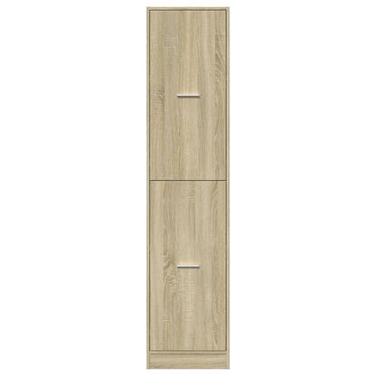 Apothekerskast 40x41x174,5 cm bewerkt hout sonoma eikenkleurig