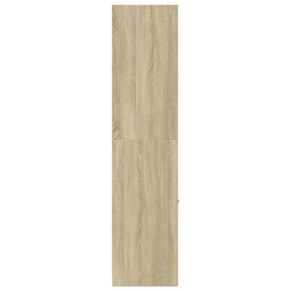 Apothekerskast 40x41x174,5 cm bewerkt hout sonoma eikenkleurig
