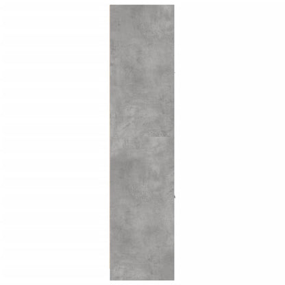 Apothekerskast 40x41x174,5 cm bewerkt hout betongrijs