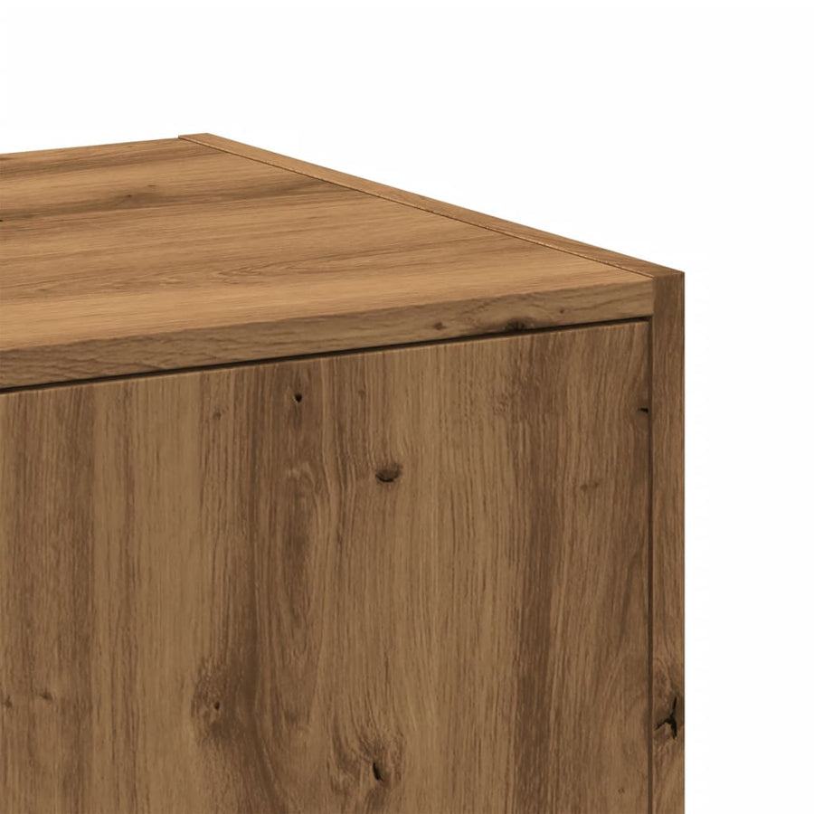 Apothekerskast 40x41x174,5 cm bewerkt hout artisanaal eiken