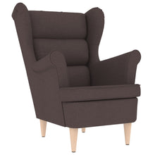 Fauteuil 74X84X100 Cm Stof Donkerbruin