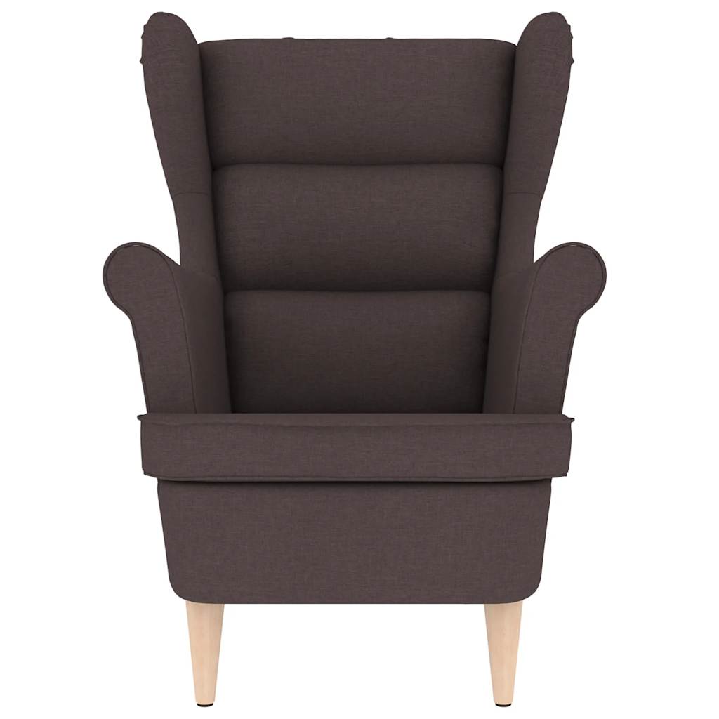 Fauteuil 74X84X100 Cm Stof Donkerbruin
