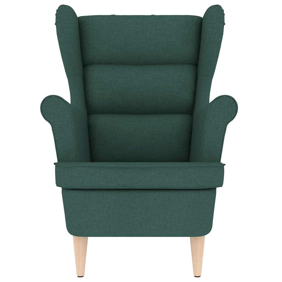 Fauteuil 74x84x100 cm stof donkergroen