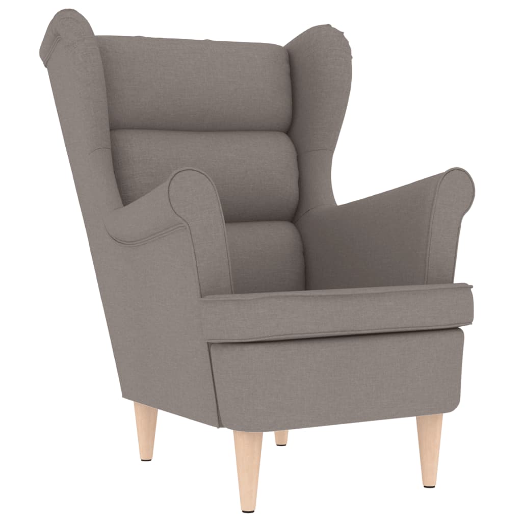 Fauteuil 74x84x100 cm stof taupe