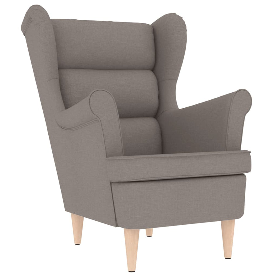 Fauteuil 74x84x100 cm stof taupe