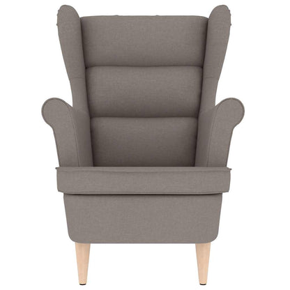 Fauteuil 74x84x100 cm stof taupe