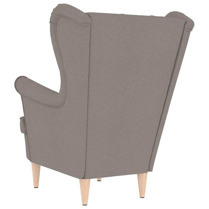 Fauteuil 74x84x100 cm stof taupe