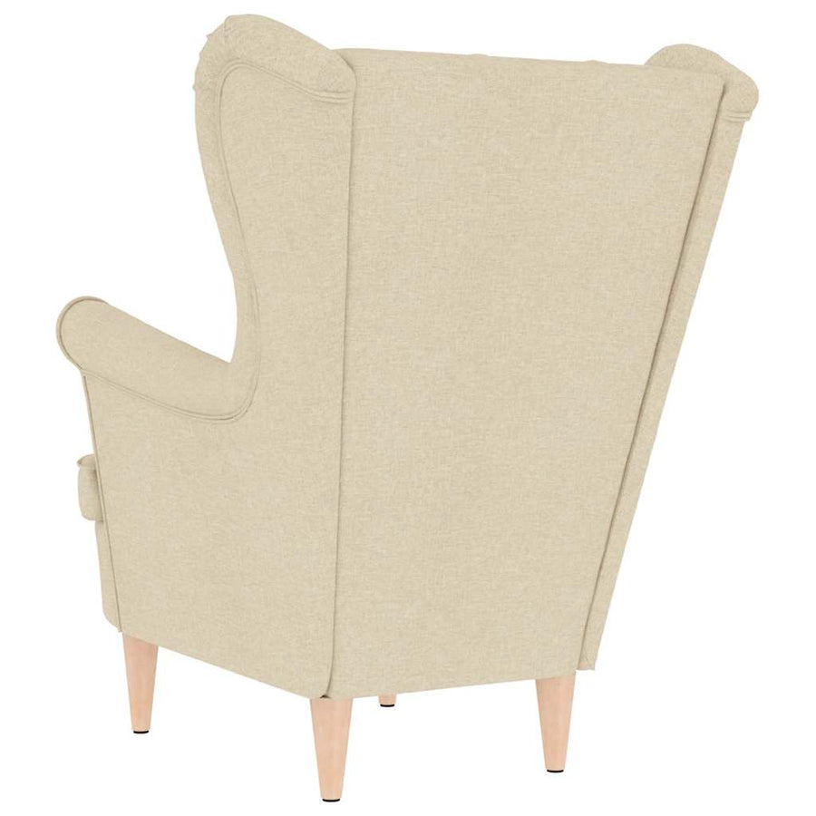 Fauteuil 74X84X100 Cm Stof Crèmekleurig