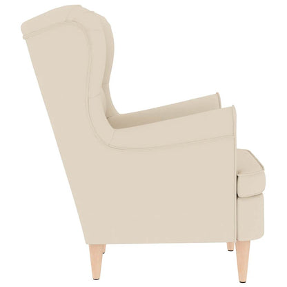 Fauteuil 74x84x100 cm linnen wit
