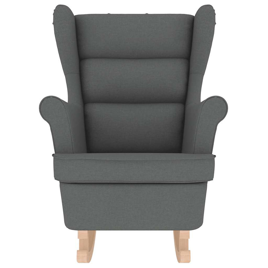 Schommelstoel 74x90x102 cm stof donkergrijs