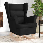 Rocking chair 74x90x102 cm fabric black