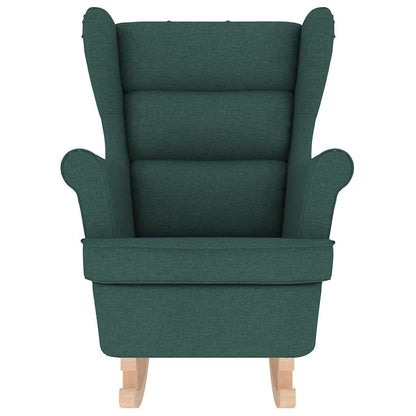 Schommelstoel 74x90x102 cm stof donkergroen