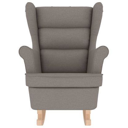 Schommelstoel 74x90x102 cm stof taupe