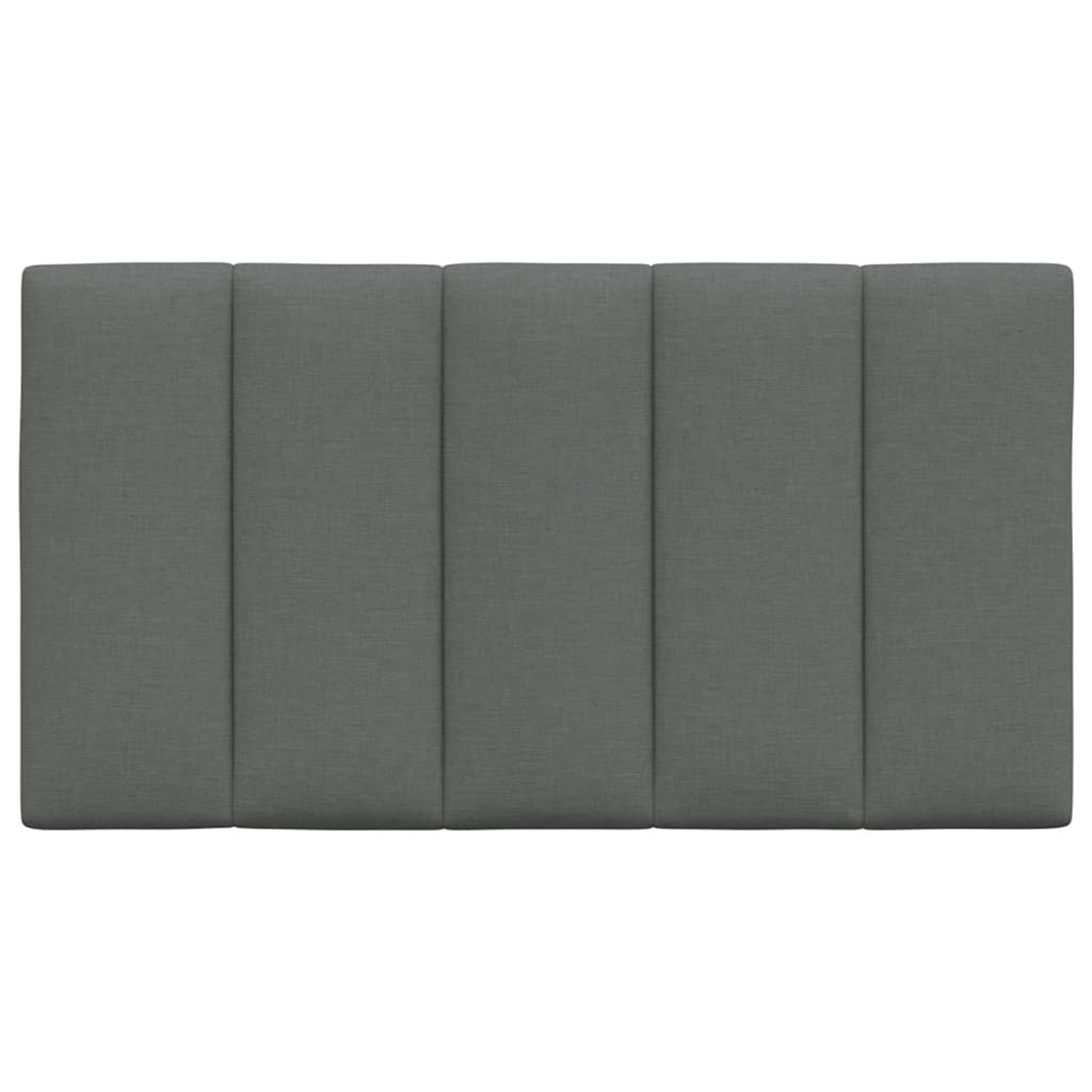 Hoofdbordkussen 80 cm stof donkergrijs