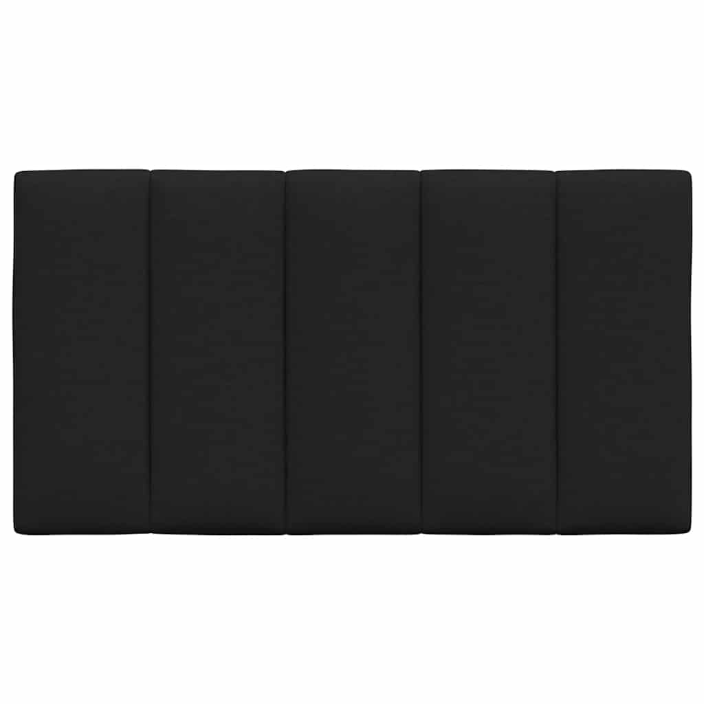 Hoofdbordkussen 80 cm stof zwart