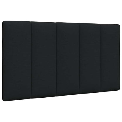 Hoofdbordkussen 80 cm stof zwart