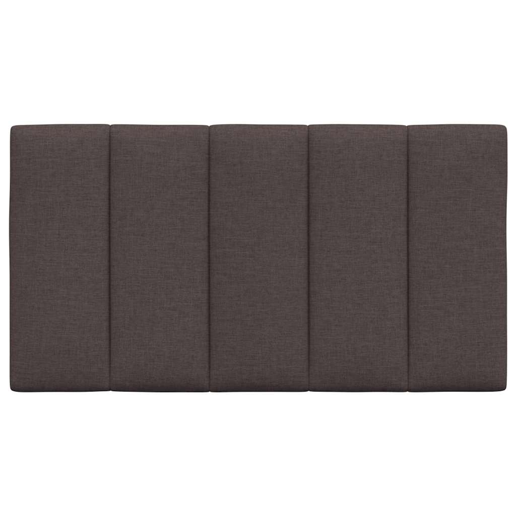 Hoofdbordkussen 80 cm stof donkerbruin