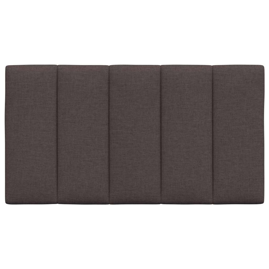 Hoofdbordkussen 80 cm stof donkerbruin