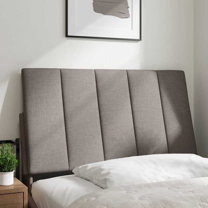 Hoofdbordkussen 80 cm stof taupe