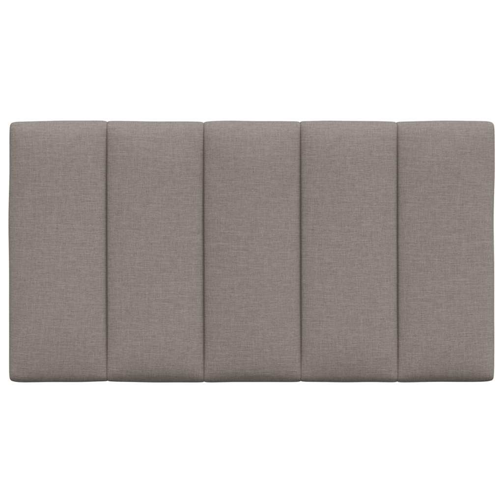 Hoofdbordkussen 80 cm stof taupe