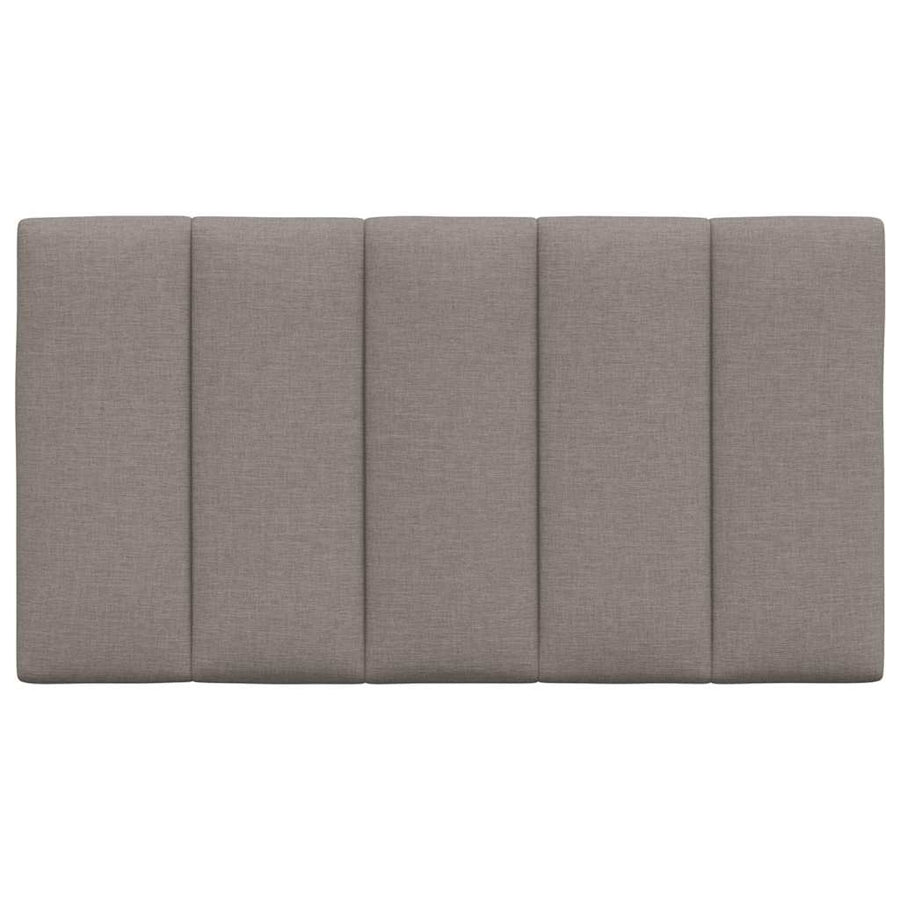 Hoofdbordkussen 80 cm stof taupe