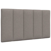Hoofdbordkussen "Hanko" 80 cm stof taupe
