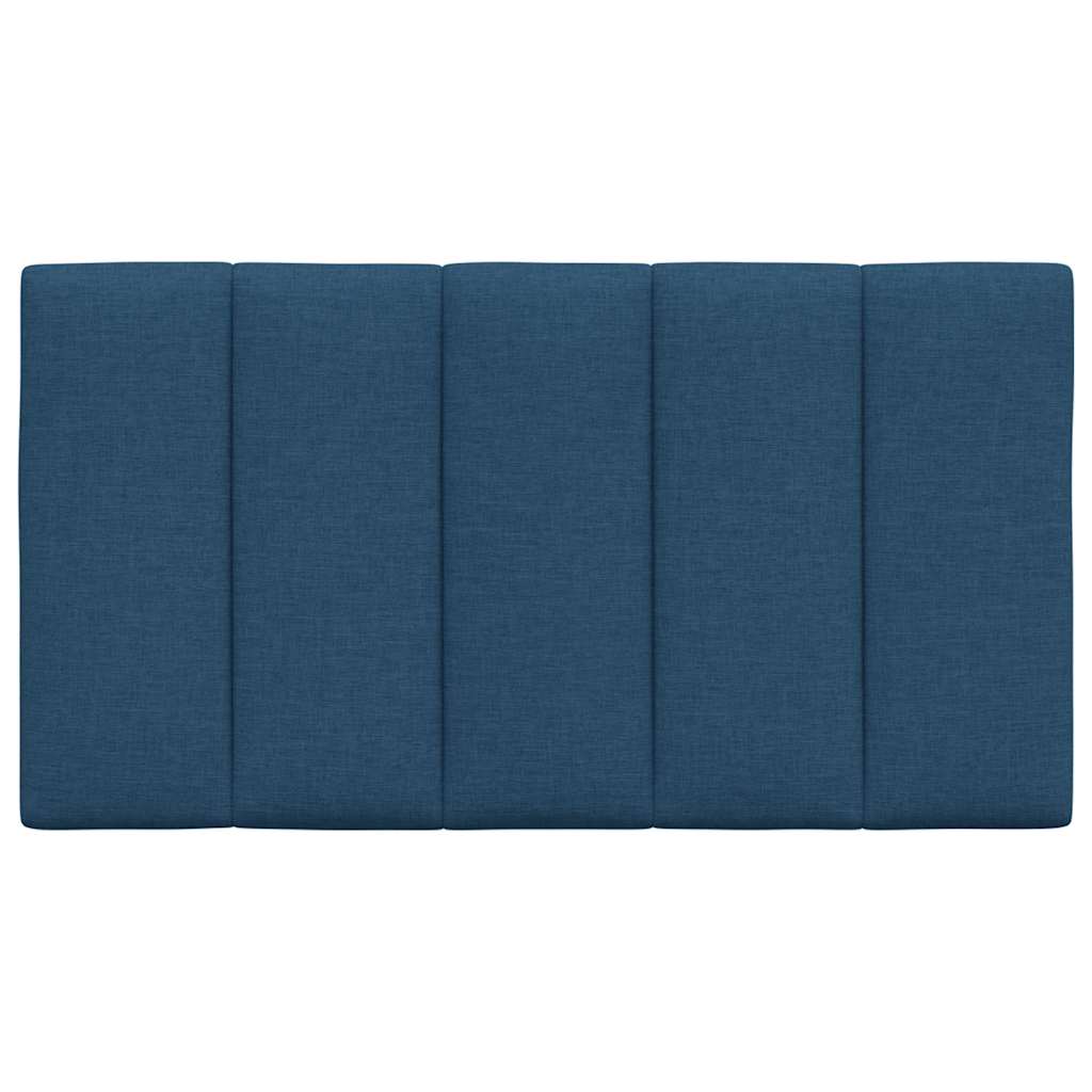 Hoofdbordkussen 80 cm stof blauw