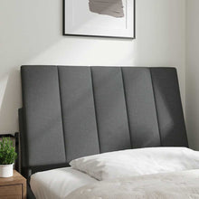 Hoofdbordkussen 90 cm stof donkergrijs