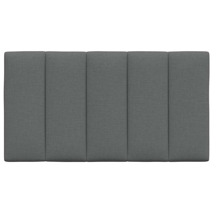 Hoofdbordkussen 90 cm stof donkergrijs
