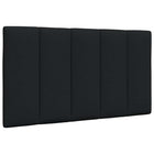 Headboard cushion "Hanko" 90 cm fabric black