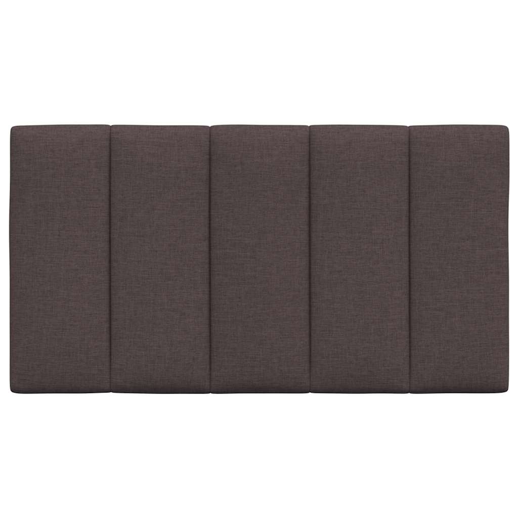 Hoofdbordkussen 90 cm stof donkerbruin