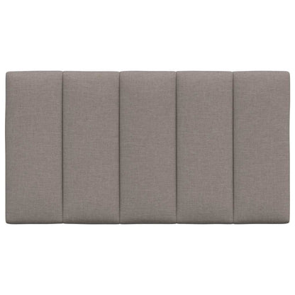 Hoofdbordkussen 90 cm stof taupe