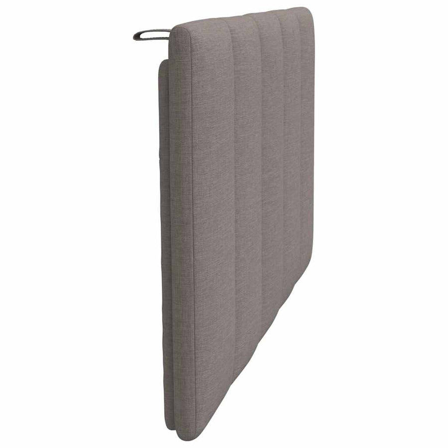 Hoofdbordkussen 90 cm stof taupe