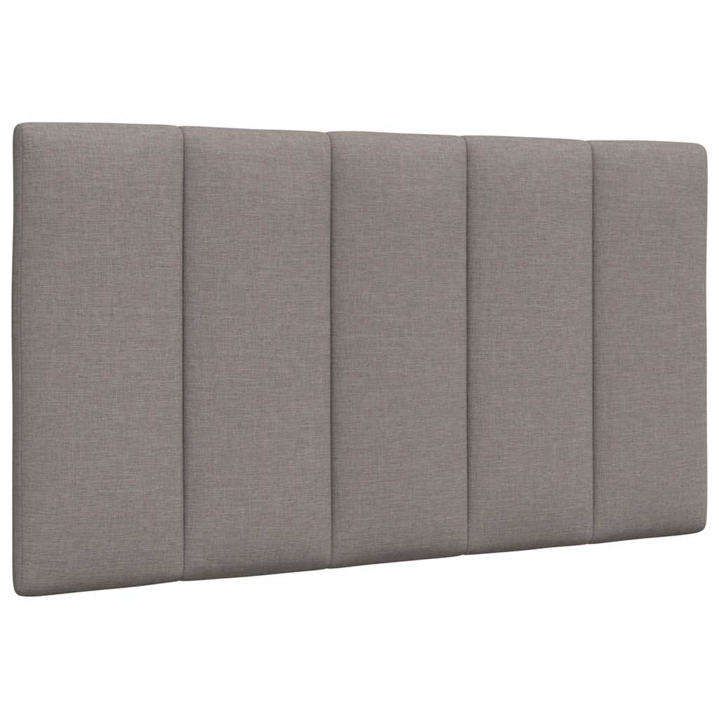 Hoofdbordkussen 90 cm stof taupe