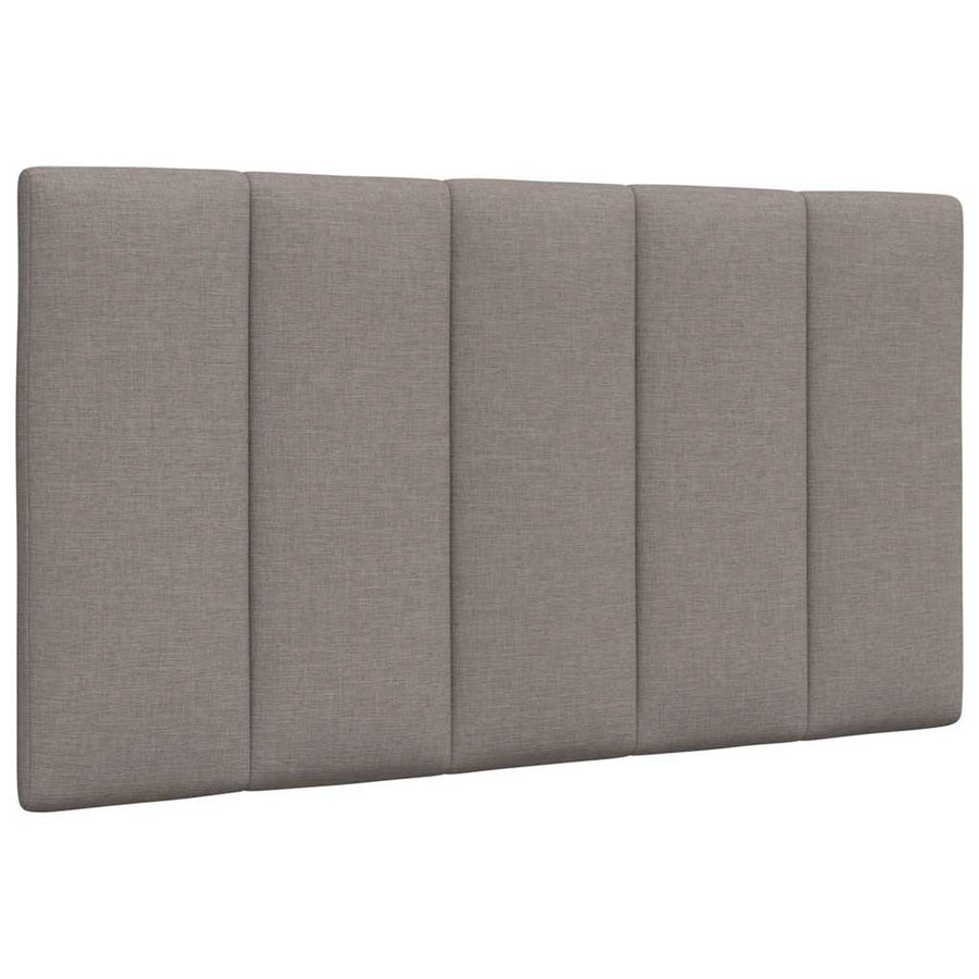 Hoofdbordkussen 90 cm stof taupe