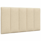 Headboard Cushion "Hanko" 90 cm fabric cream