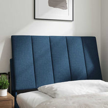 Hoofdbordkussen 90 cm stof blauw