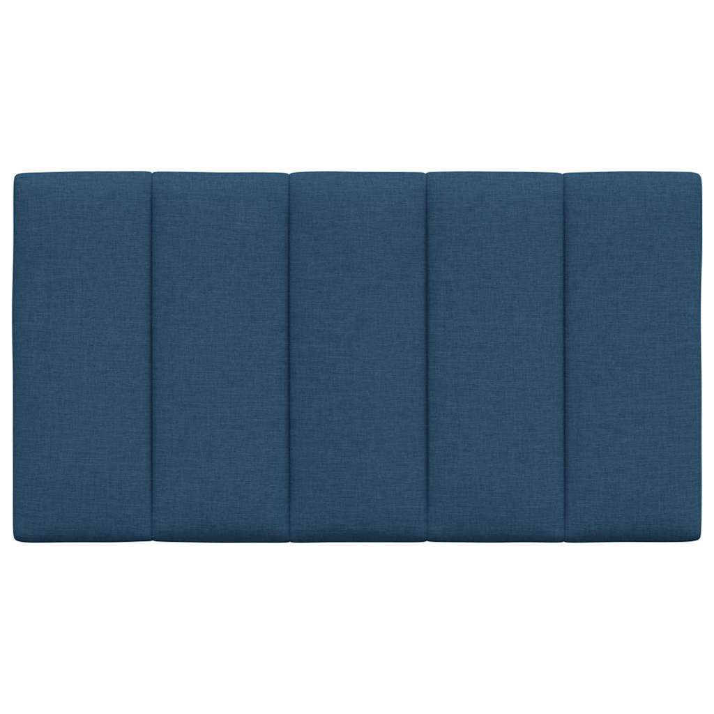 Hoofdbordkussen 90 cm stof blauw