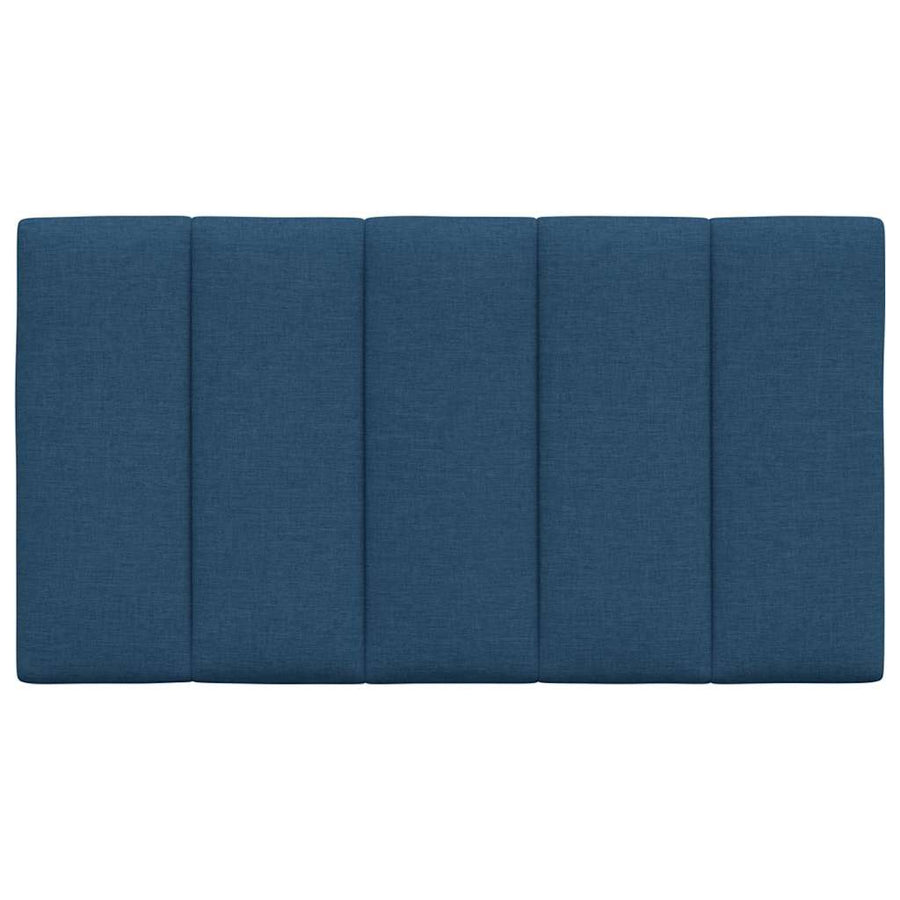 Hoofdbordkussen 90 cm stof blauw