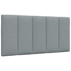 Headboard Cushion "Hanko" 100 cm fabric light grey