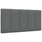 Headboard Cushion "Hanko" 100 cm fabric dark grey