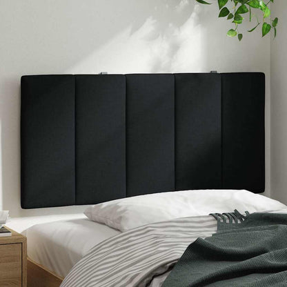 Hoofdbordkussen 100 cm stof zwart