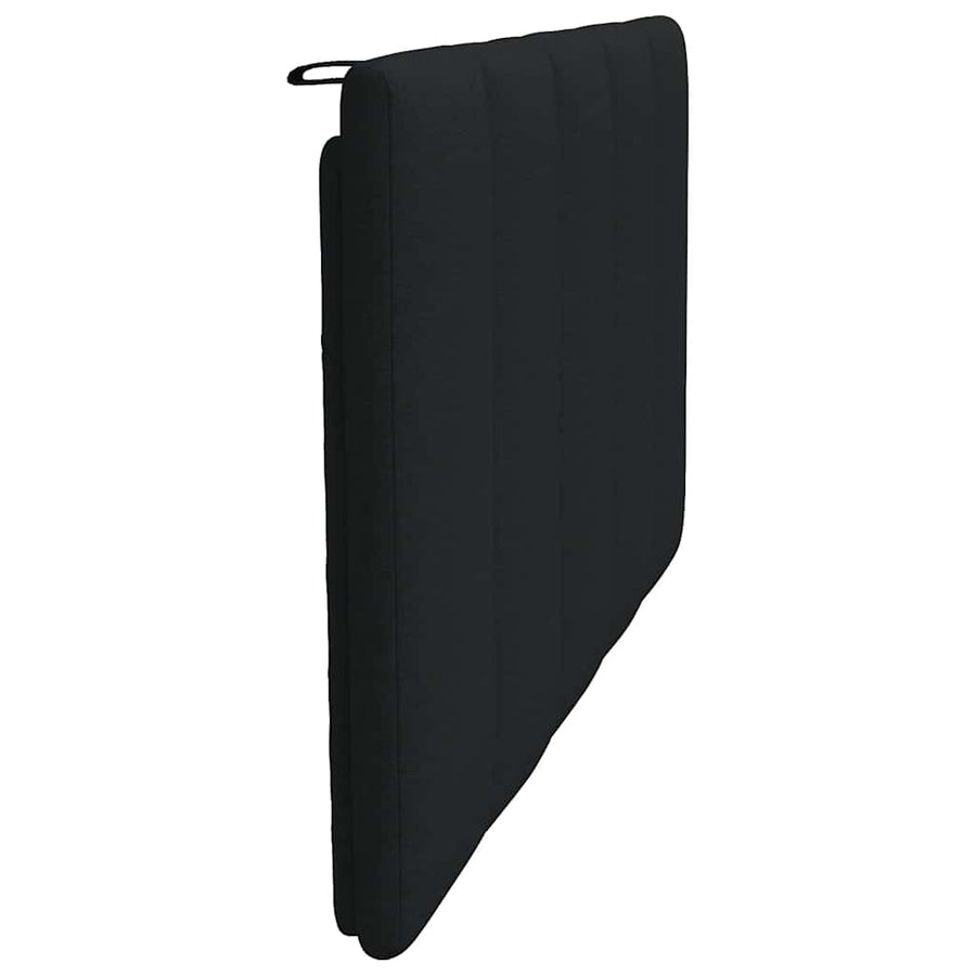 Hoofdbordkussen 100 cm stof zwart