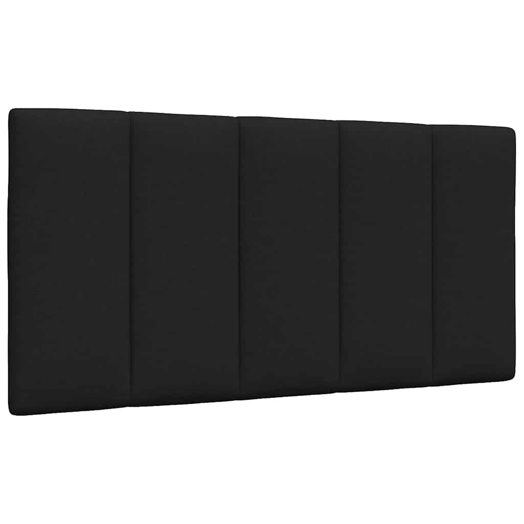 Hoofdbordkussen 100 cm stof zwart