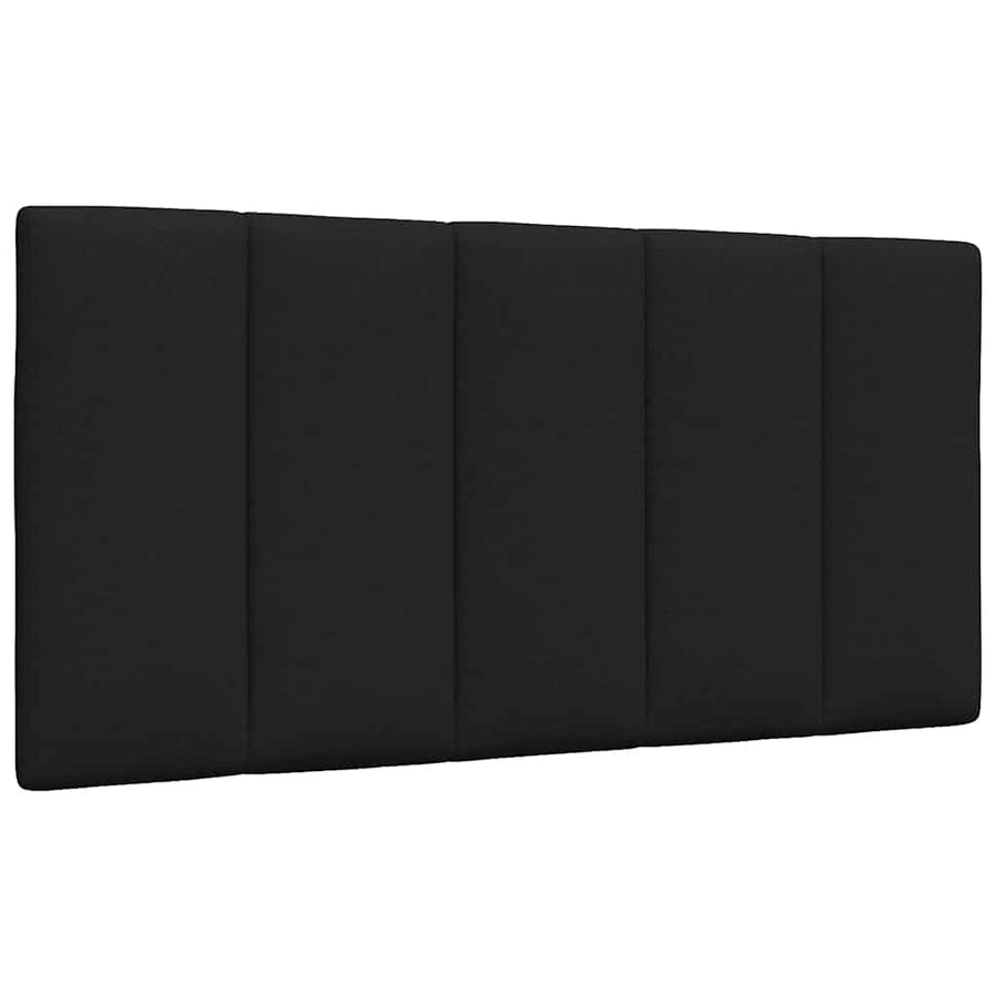 Hoofdbordkussen 100 cm stof zwart
