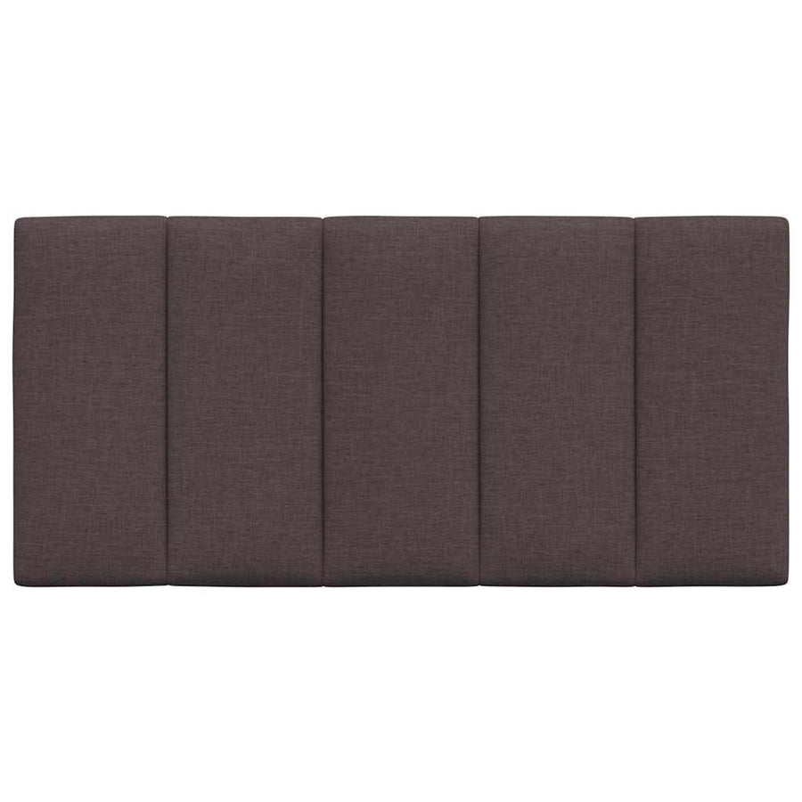 Hoofdbordkussen 100 cm stof donkerbruin