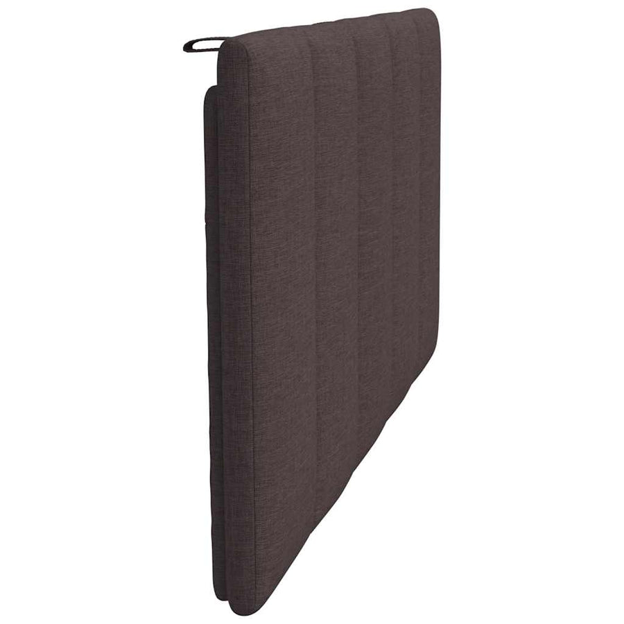 Hoofdbordkussen 100 cm stof donkerbruin