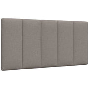 Hoofdbordkussen Hanko 100 cm stof taupe