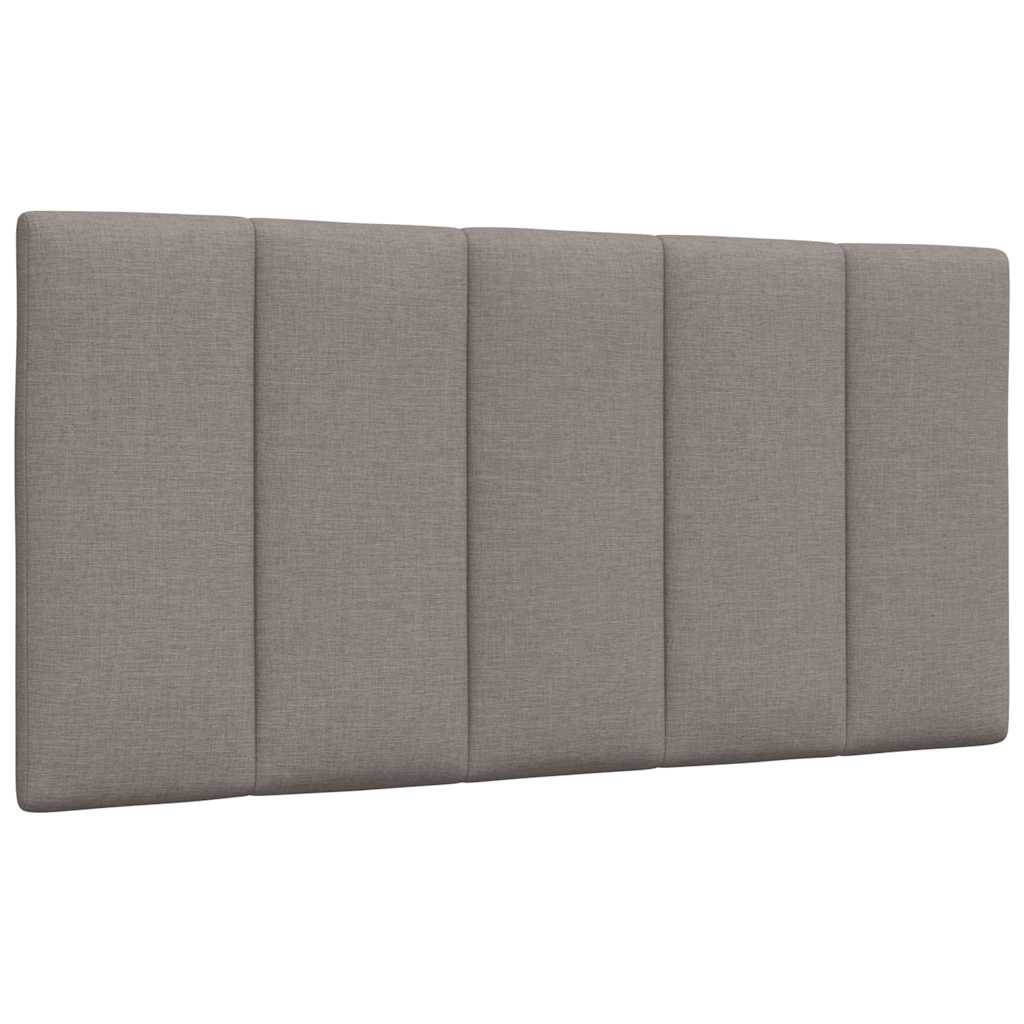 Hoofdbordkussen "Hanko" 100 cm stof taupe